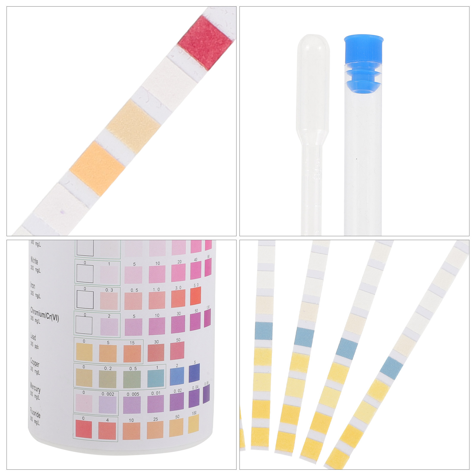 100 قطعة من شرائط اختبار جودة  - مراجعة Water Testing Kit وسعره