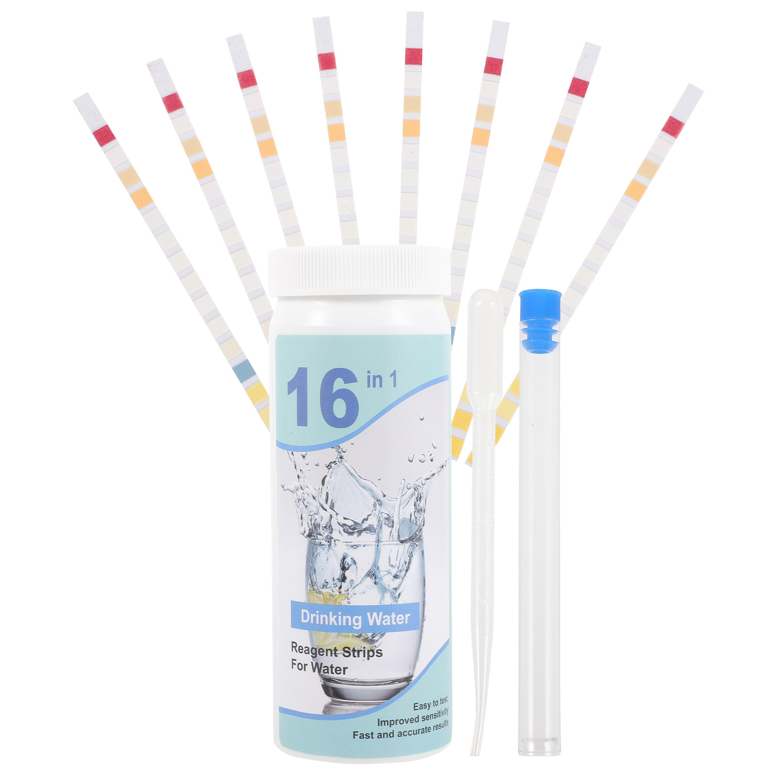 100 قطعة من شرائط اختبار جودة  - مراجعة Water Testing Kit وسعره