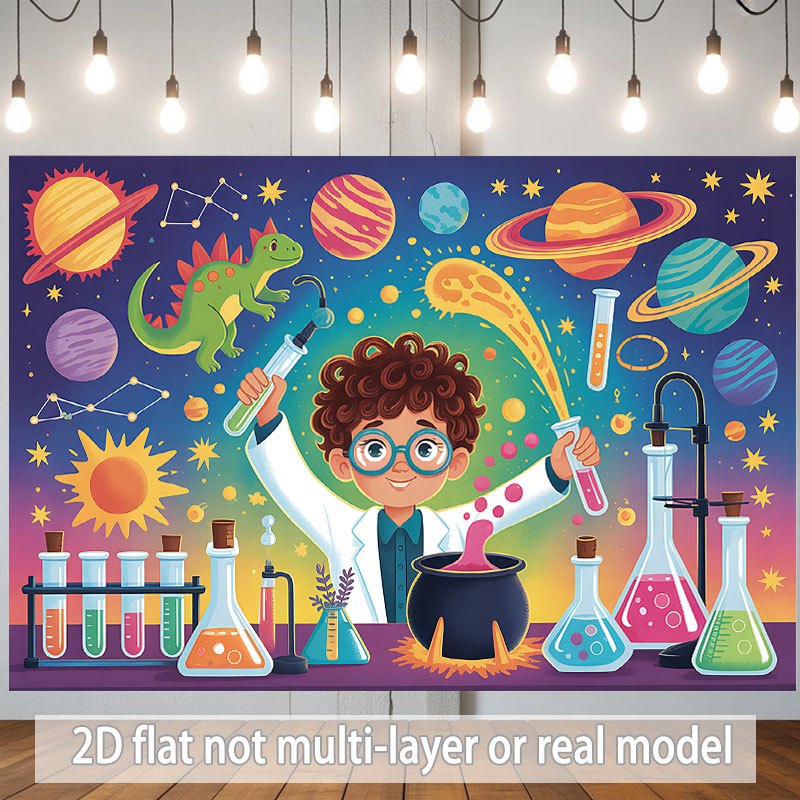 لوحة جدارية علمية فضائية، نجوم - مراجعة Science Nursery وسعره